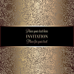 Abstract background with vintage frame