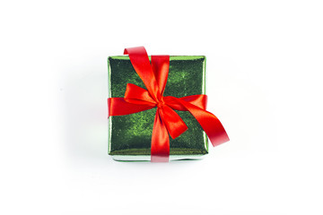 Gift boxes on white background