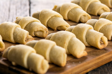 Biscuits with walnuts, oriental sweets mutaki baking
