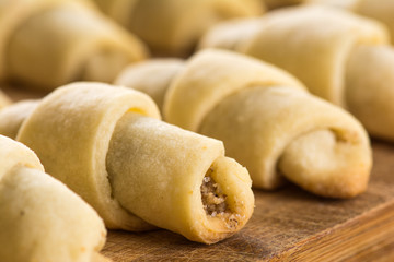 Biscuits with walnuts, oriental sweets mutaki