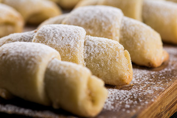 Biscuits with walnuts, oriental sweets mutaki