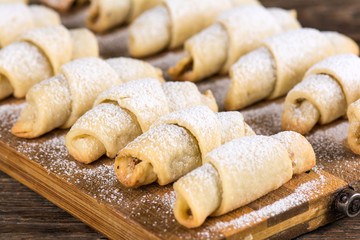 Biscuits with walnuts, oriental sweets mutaki