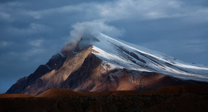 Kunlun Mountains On Both Sides