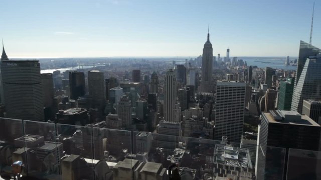 2012: Top of the Rock Observation Deck, Rockefeller Center, New York Manhattan