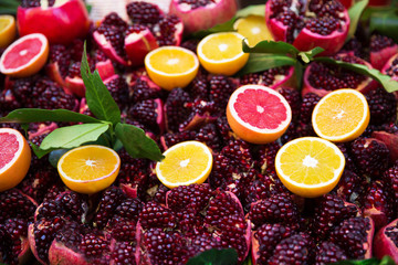 assortment of fruits