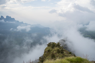 Hiking in the Simien Mountains, Ethiopia
