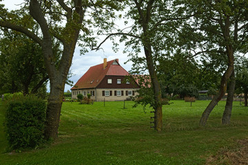 House listed as monuments in Kirchdorf, Mecklenburg-Vorpommern, Germany