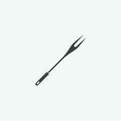 Barbecue Fork Vector Icon