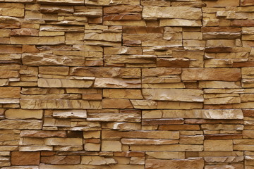 Muro de piedra labrada