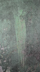 Parede texturziada verde com pincelada verde