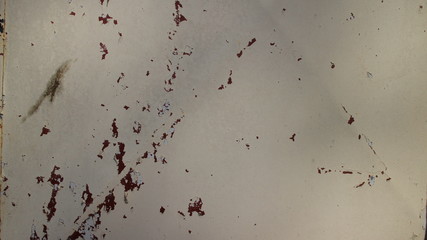 Metal com Ferrugem e tinta descascada