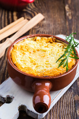 Shepherd's pie, traditional British dish
