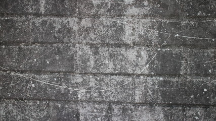 Muro tijolos branco manchas pretas grunge