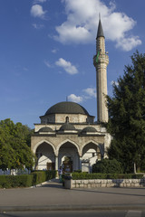 Fototapeta na wymiar Ali Pasha Mosque in Sarajevo, at day time during summer season