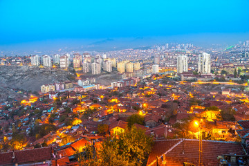 Obraz premium Ankara at sunset,Turkey