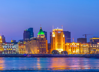 Shanghai Bund night