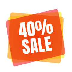 Special offer sale tag. Discount symbol retail. Colorful sticker sign price isolated from white background. Label in modern graphic style vector illustration for black friday or bargain sale.