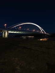 Fototapeta na wymiar Apollo bridge by night