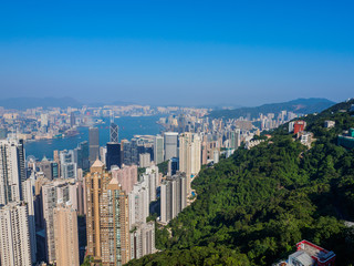 A view of Hong Kong from Victoria Peak.