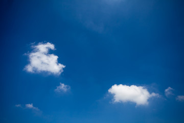 Blue sky with clouds