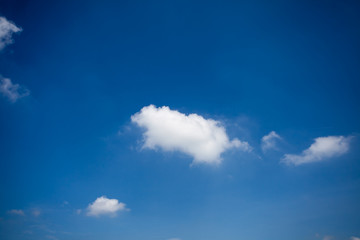 Blue sky with clouds