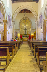 Fototapeta na wymiar La Basilique Cathédrale de Taormina,Sicily ,Italy.