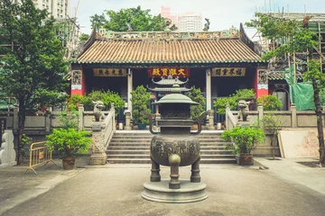 Acrylic prints Temple Kun Iam temple, the oldest buddhist temple in Macao, China