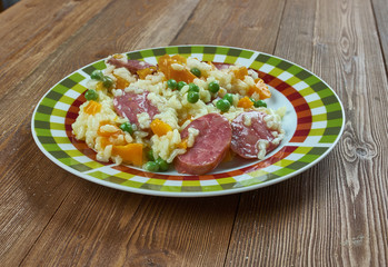 Pumpkin Chorizo Paella