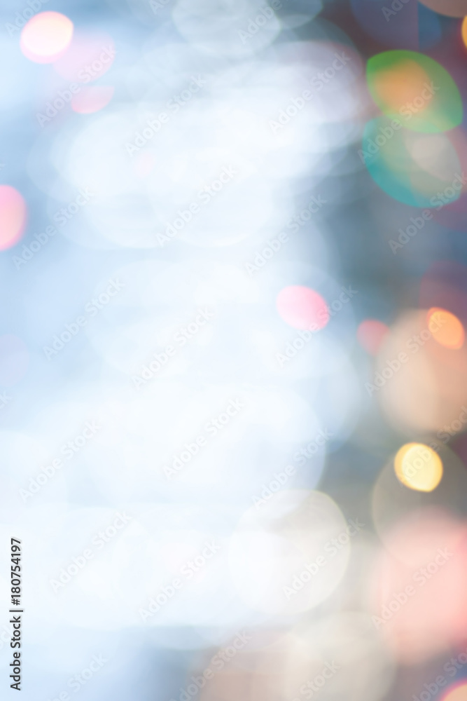Canvas Prints abstract bokeh / blurred background. defocused circle lights