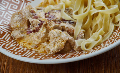 TatarChicken in sour cream sauce