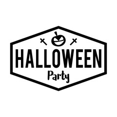 Halloween party Badge