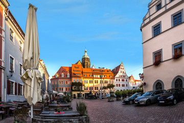 Marktplatz in Pirna, Sachsen