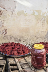 homemade organic tomato paste for winter