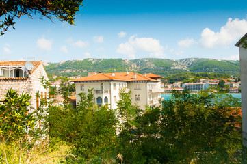 Old town on the island of Rab