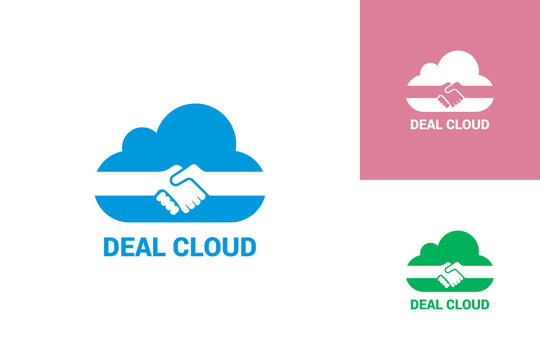 Deal Cloud Logo Template Design