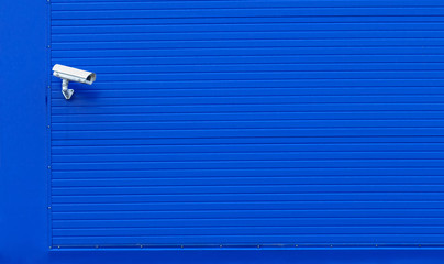 surveillance camera on the wall