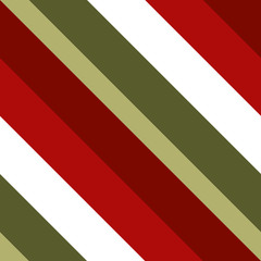 Christmas Diagonal Striped Seamless Pattern