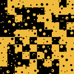 Asymmetrical Seamless Art Camouflage Design