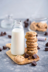 Cookies and milk