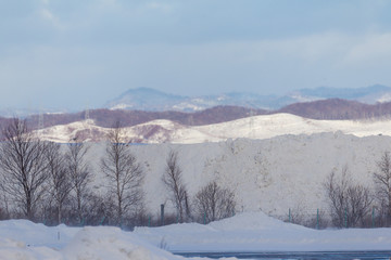 Fototapeta na wymiar Winter in Japan