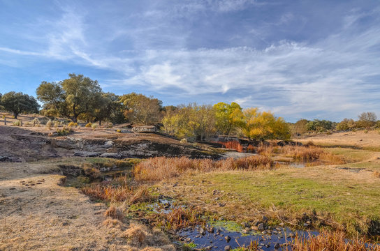 landscape of salamanca, countryside, Castilla y Le&oacute;n, Spain