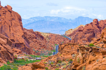 The Valley of Fire State Park, USA.