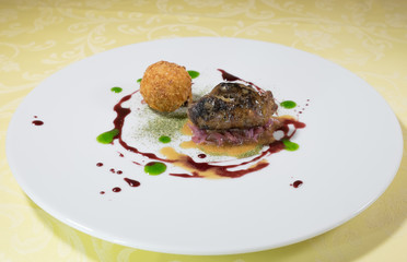 composizione artistica di un piatto