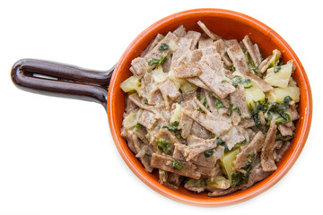 a plate of valtellinese pizzoccheri