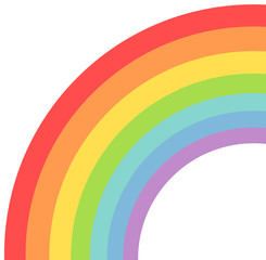 Colorful rainbow spectrum