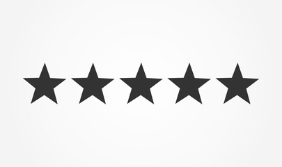 Five stars rating icon - 180764584