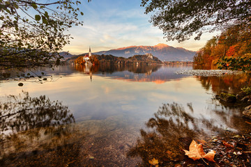 Obraz premium Bled Lake panorama