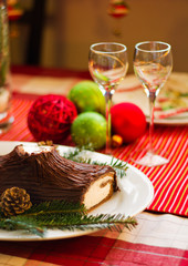 christmas yule log 