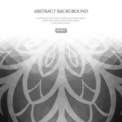 Abstract geometric pattern. White space for text.