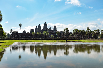 Fototapeta na wymiar Angkor Wat temple in Siem Reap